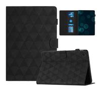 KRjcsfhy for Kindle Fire HD8/ HD8 Plus 2022/2020 Case, Shockproof Leather Embossed Lattice Glitter Flip Smart Lightweight Tablet Magnetic Stand Cover For Kindle Fire HD8/ HD8 Plus 2022/2020, black
