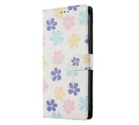 KRjcsfhy for Vivo V50 Lite 5G Case, 3D Painted Shock-Absorption Flip PU Leather Notebook Wallet Phone Cases Magnetic Protective Cover with Stand Card Holder Slots for Vivo V50 Lite 5G Flowers