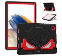 KRjcsfhy Kids Case for Samsung Galaxy Tab A9+ Plus 11" 2023 (SM-X210/X215/X216B), Shockproof Lightweight Protective Cover with Built in Kickstand for Boys & Girls,Black Red