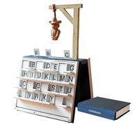 KRJGOERG 3D Hangman Game, Cowboy Themed Magnetic Hangman Board Game, Family-Friendly Interactive Word Game for Home & Party Entertainment