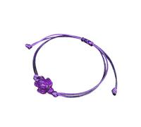KRJGOERG Braided Rope Turtle Charm Bracelet Simple Summer Beach Anklets For Women Holiday Style Jewelry Gift