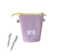 KRJGOERG Ins Simple High-Value Stationery Storage Bag, Students Must-Have Large-Capacity Pencil Case, Portable Desktop Pen Holder