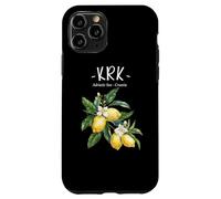 Krk Lemon Art Croatian Lover Croatia Adriatic Sea Case for iPhone 11 Pro
