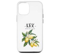 Krk Lemon Art Croatian Lover Croatia Adriatic Sea Case for iPhone 12/12 Pro