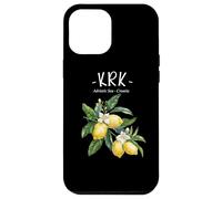 Krk Lemon Art Croatian Lover Croatia Adriatic Sea Case for iPhone 12 Pro Max