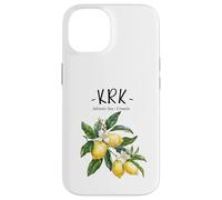 Krk Lemon Art Croatian Lover Croatia Adriatic Sea Case for iPhone 14