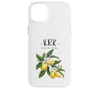 Krk Lemon Art Croatian Lover Croatia Adriatic Sea Case for iPhone 14 Plus