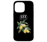Krk Lemon Art Croatian Lover Croatia Adriatic Sea Case for iPhone 14 Pro Max