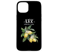 Krk Lemon Art Croatian Lover Croatia Adriatic Sea Case for iPhone 15 Plus