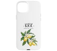 Krk Lemon Art Croatian Lover Croatia Adriatic Sea Case for iPhone 15 Plus