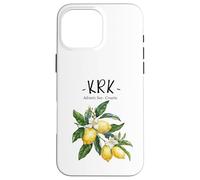 Krk Lemon Art Croatian Lover Croatia Adriatic Sea Case for iPhone 16 Pro Max