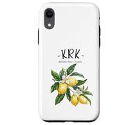Krk Lemon Art Croatian Lover Croatia Adriatic Sea Case for iPhone XR