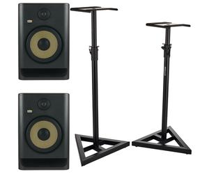 KRK Rokit RP8 G5 Stand Bundle