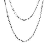 KRKC&CO 3/4/5 Gold Chain Men's Necklace 18K Gold Plated/White Gold, Miami Cuban Link Chain for Men, Hip Hop Thick Curb Chains