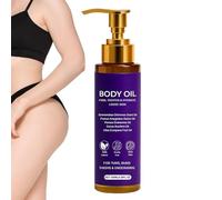 Krmoau Body Oils for Women - Moisturising Firming Natural 100 ml | Dry Skin Care After Showering Body Oil - For Sensitive Saggy Skin Leg Belly Thigh Arm Back Women
