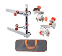 Krmoau Cabinet Assembly Gauge, Mounting Tool for Furniture Fittings, Mounting Guide Kit, Slide Rails, Alignment Aid, Woodworking Furniture for