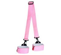 Krmoau Carrying Strap for Ski, Ski Carry Strap, Ski Carrying Aid, Winter Snowboard Wraps Ties, Multifunctional Carrying Straps for Carrying Skis, Boots and Accessories, pink, Siehe Beschreibung