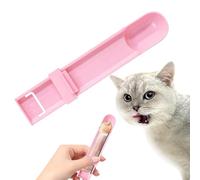 Krmoau Cat Snack Squeeze Spoon, Food Dispenser Scoop, Food Dispenser Spoon for Cats Snacks, for Kittens On the Go Home Indoor Outdoor