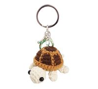 Krmoau Crochet Keyring - Cute Compact Turtle Purse Pendant - Turtle Pendant for Car Keys - Gift for Teenagers Adults Families Women Men