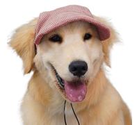 Krmoau Dog Baseball Cap, Sun Protection Hat for Puppies, Sports Visor for Outdoor Activities, Hiking, Climbing, Walks and Leisure Sports