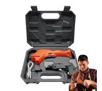 Krmoau Electric Scissors, Heavy Duty, Rechargeable Cutting Cutter, Wireless Scissors, for Household, Kitchen, Workplace, Fabric, Leather, Paper, Cardboard, Carpet, Crafts