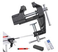 Krmoau Golf Club Grip Change Set - 4-Piece Vise Set for Handle Change - Double-Sided Adhesive Tape Replacement Removal Tool Universal for Standard Metal Shafts and Carbon Shafts