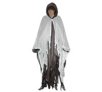 Krmoau Halloween Cape with Hood, Unisex Scary Cape with Hood, Costume Accessories, Transformation Cape for Halloween Party, Theatre Performance and Role Play