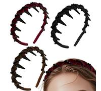 Krmoau Headband for Women - High Raised Head Band - Stylish Hair Accessories for Society Wedding Dinner Festivals Festive
