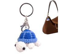 Krmoau Key Ring Charm, Handmade Charming Turtle Case Pendant, Turtle Pendant for Car Keys, Gift for Teenagers, Adults, Families, Women, Men