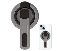 Krmoau Magnetic Mobile Phone Ring - Robust Mobile Phone Grip with Magnet | Adjustable 360 Degree Rotating Stand for Sports Travel Desk Car