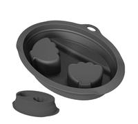 Krmoau Nail Bowl for Soaking, Manicure Bowl for Home, Ergonomic Silicone Bowl for Nail Care on the Go, Home, Spa and Salon