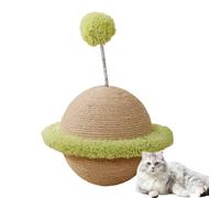 Krmoau Scratching Ball, Sisal Rope Scratching Ball with Play Bar, Claw Care Accessories for Kitten Education and Furniture Protection