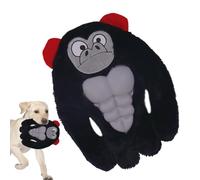 Krmoau Squeaky Dog Toy, Stuffed Animal Dog Toy, Stuffed Gorilla Dog Plush Toys, Chattering Gorilla Chew Toy, Comfort Toy for Behavior Training for Small, Medium