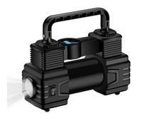 Krmoau Tyre Compressor, Portable LED Air Pump for Tyres, Intelligent Digital Air Compressor, for Automotive, Bicycle, Car, Truck, Road, Outdoor, Men