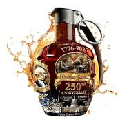 Krmoau Whisky Decanter - Airtight Sealable Decoration - Whisky Bottle - for Home, Dads, Men, Kitchens, Dining Room, Birthdays, Parties, Weddings