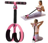 KRNIUC Resistance Bands with Handles | Puller Resistance Band for Exercise, Abs, Core, Legs, Glutes, Foot, Yoga, Arm and Waist Pedal Band, Stretch Bands Workout Equipment for Women Home Gym