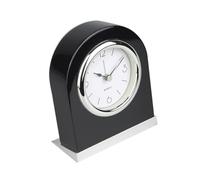 KRODEAIR Mantel Clock，Table Clock,Modern Arched Shaped Clock,Vintage Battery Operated Mantel Clocks Retro Table Clock for Living Room,Black