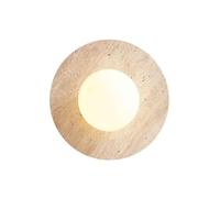 KRODEAIR Nordic Minimalist Wall Light, Modern Natural Stone Wall Sconces， Spherical Glass Wall Lamp, Round Indoor Wall Lighting Fixtures for Bedroom Hallway Bathroom1PC,20CM