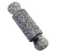 KROGHIN Granite Pestle Replacement only - Dual-Action Pestle: Grind & Roll for Ultimate Versatility (Not Included Mortar) (Grey, 5.5in-14.0 cm)