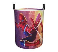 Kroity Cartoon Laundry Basket Foldable Laundry Basket Children Bedroom Storage Basket Waterproof Laundry Bag with Handle, M
