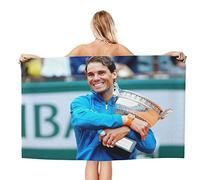 Kroity Rafael Nadal Beach Towel Microfibre Good for Travel to the Beach (A4.90 x 180 cm)