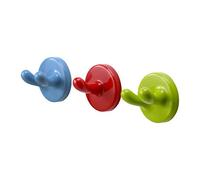 KROKIG Wall hook, multicolour, Pack of 3, Hang the hooks at a child-friendly height so children can help keep their things tidy.