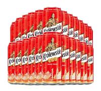 Krolewskie Polish Lager | Imported Beer | 500ml cans | Pack of 24