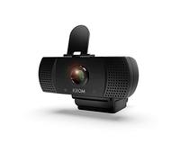 KROM Kam Webcam -NXKROMKAM- Designed for Gaming - Webcam 1080p, 30fps, Built-in Microphone, Tripod Included, USB, Black