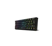 KROM KASIC NXKROMKASIC Rainbow RGB Mechanical Gaming Keyboard, Game Mode, WASD Switches and Directional Keys, Windows Vista, Window 7/8/10, USB, Layout ES, Black