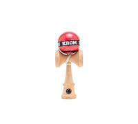 KROM Kendama MIKRO Red - Mini Kendama Made of Beech Wood - Fully Playable - Pocket Size - For Beginners & Professionals