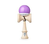 KROM Kendama Pop LOL Lavender - Made of Certified Beech Wood - High Wood Quality - For Beginners and Professionals - Pack : Replacement Cord + Stickers