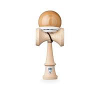 KROM - Kendama Toy POP LOL Natural Look - High Wood Quality - Extra Strong - for Beginner and Pro - Gift Pack : Extra String + Stickers