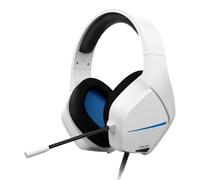 KROM KOPA MOVE WHITE - Headphones 50mm stereo sound, Integrated volume control and microphone, Adjustable and lightweight headband, 3.5mm jack jack, White