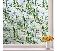 KROMAPOLIS Window Privacy Film Rainbow Window Film Colourful Opaque Window Films Stained Glass Window Film Glass Film Self-Adhesive Window Decoration Colour Moon UV Green - 75 x 200 cm